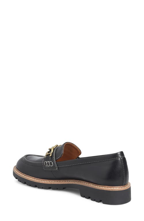 Comfortiva Linz Lug Sole Loafer In Black