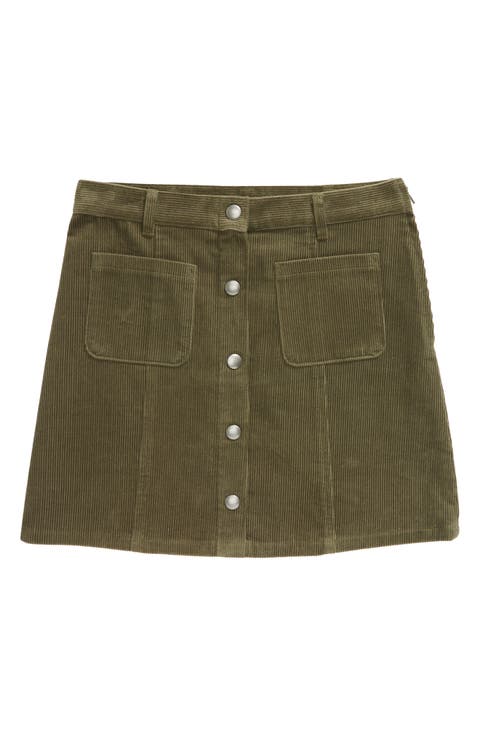 Kids' Cotton Corduroy Skirt (Big Kid)