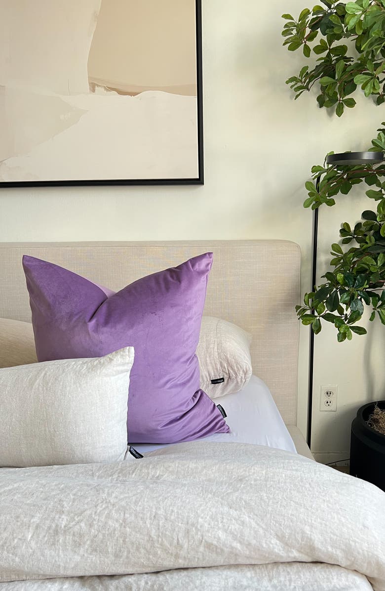 MODISH DECOR PILLOWS Lilac Velvet Pillow Cover, Alternate, color, 