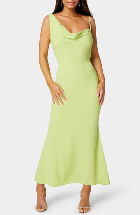 Airflow Cowl Neck Maxi Dress