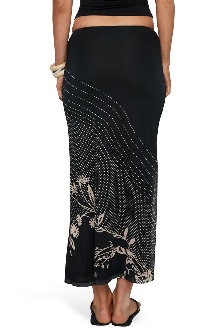 Dreamers Floral Mesh Maxi Skirt, Alternate, color, MULTI FLORAL