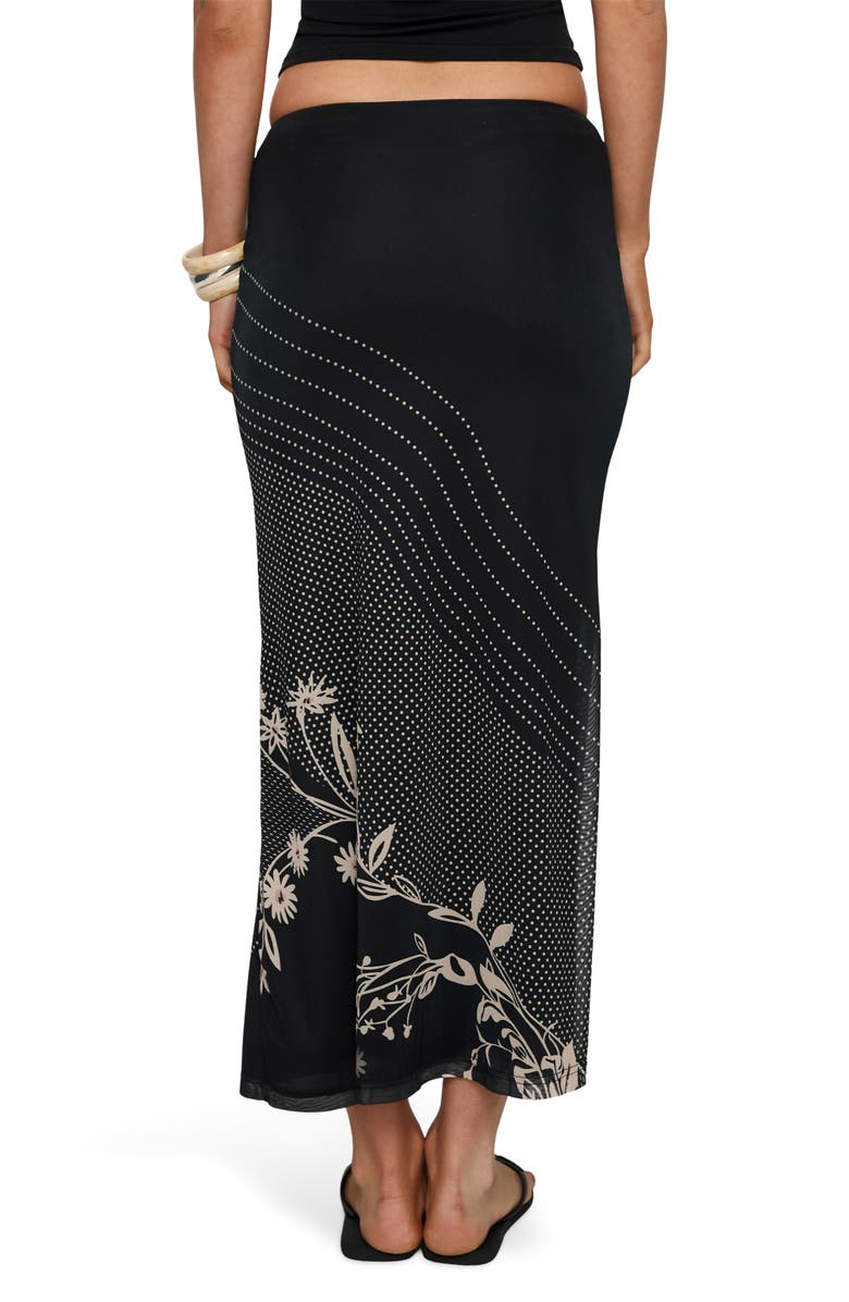 Princess Polly Dreamers Floral Mesh Maxi Skirt, Alternate, color, Multi Floral