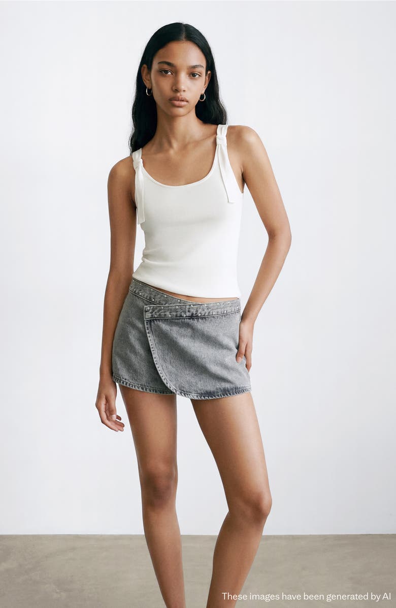 MANGO TEEN <p>Kids' Knotted Strap Tank Top</p>, Alternate, color, 