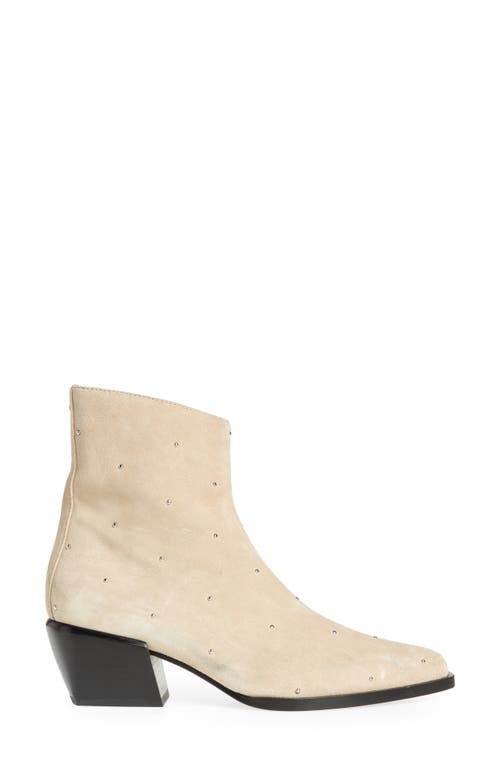 Rag & Bone Joni Studded Suede Ankle Boots In Lightsands