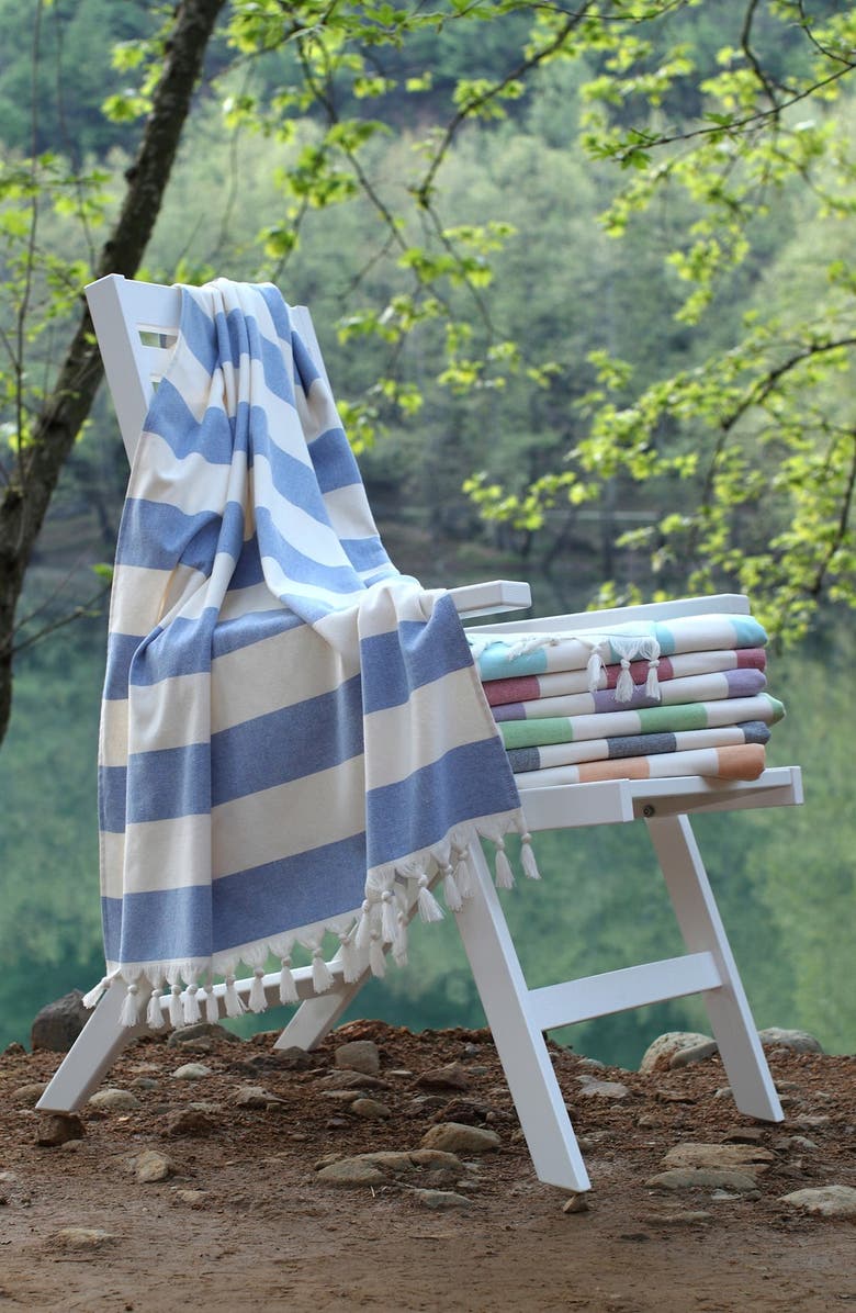 Linum Home Textiles 'Patara' Turkish Pestemal Towel, Alternate, color, 