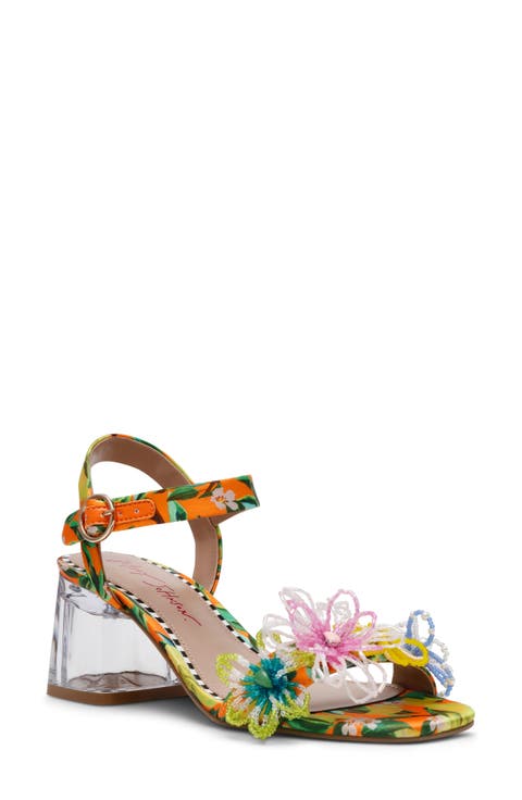 Yellow Block-Heel Sandals for Women | Nordstrom