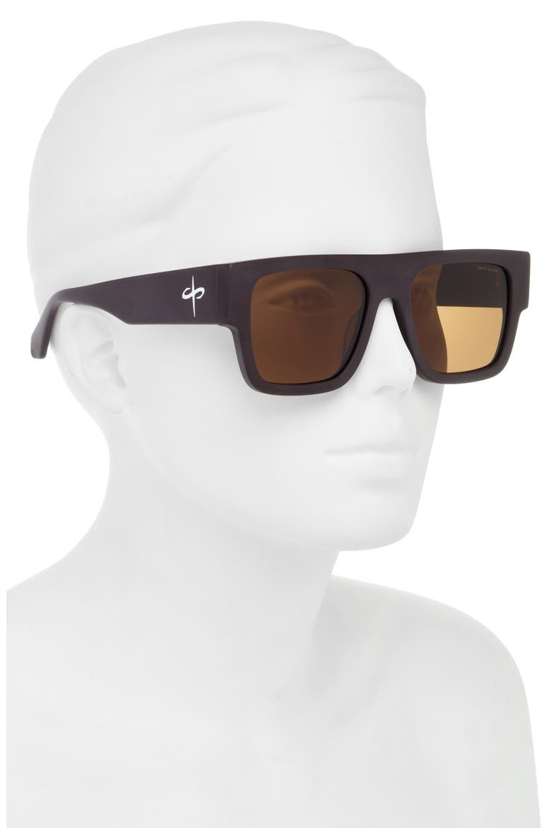 Twitch Sunglasses, Alternate, color, MATTE BROWN