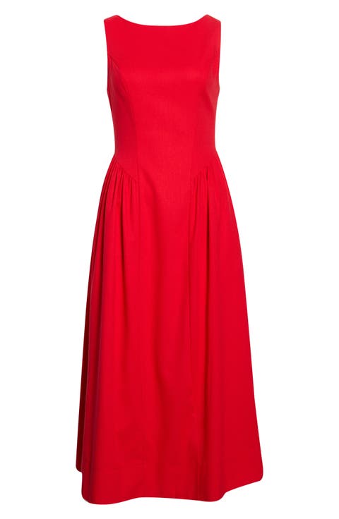 Fit & Flare Midi Dress