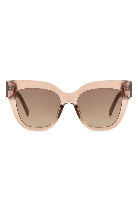 51mm Gradient Cat Eye Sunglasses