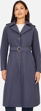 Yumi Belted Long Trench Coat