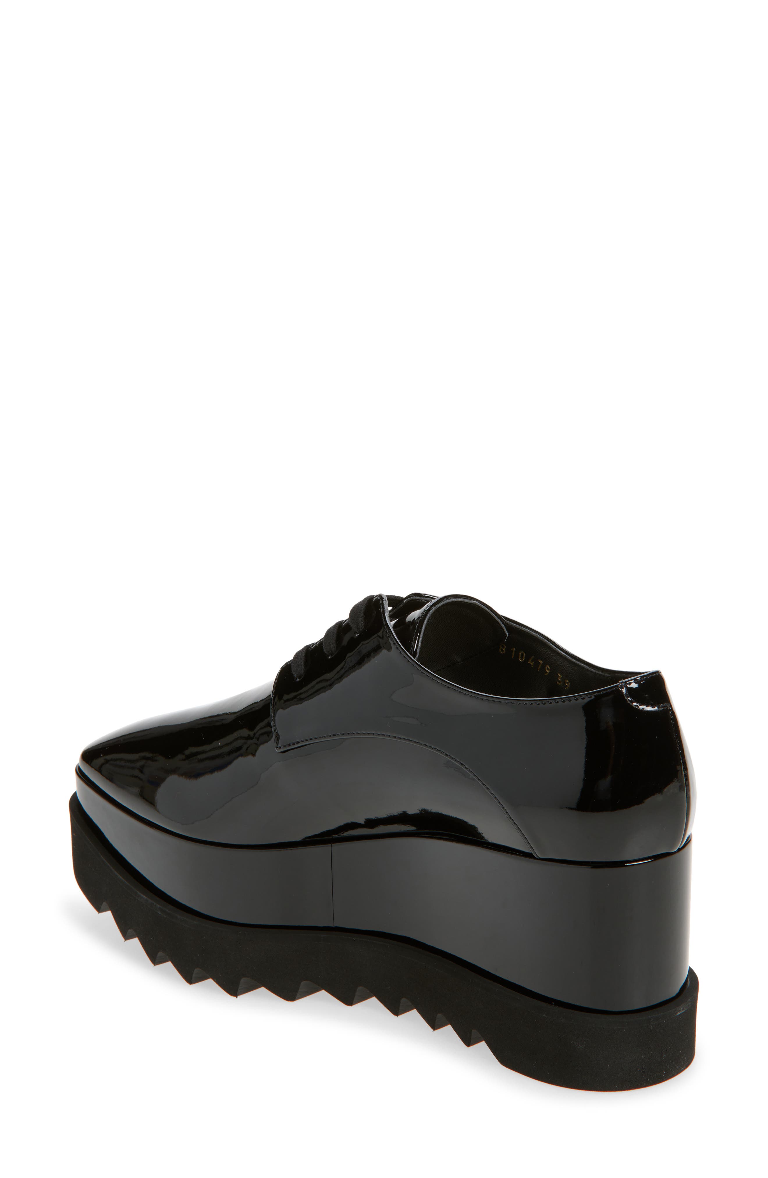 Stella McCartney Sneakelyse Platform Sneaker, Alternate, color, Black