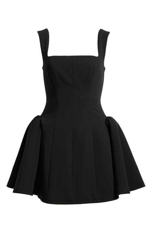 Delfi Collective Madi Fit & Flare Cocktail Minidress In Black
