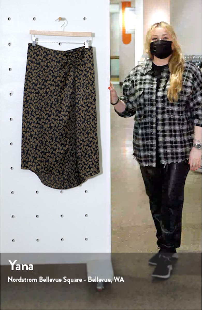 Zinnia Floral Ruched Skirt, sales video thumbnail