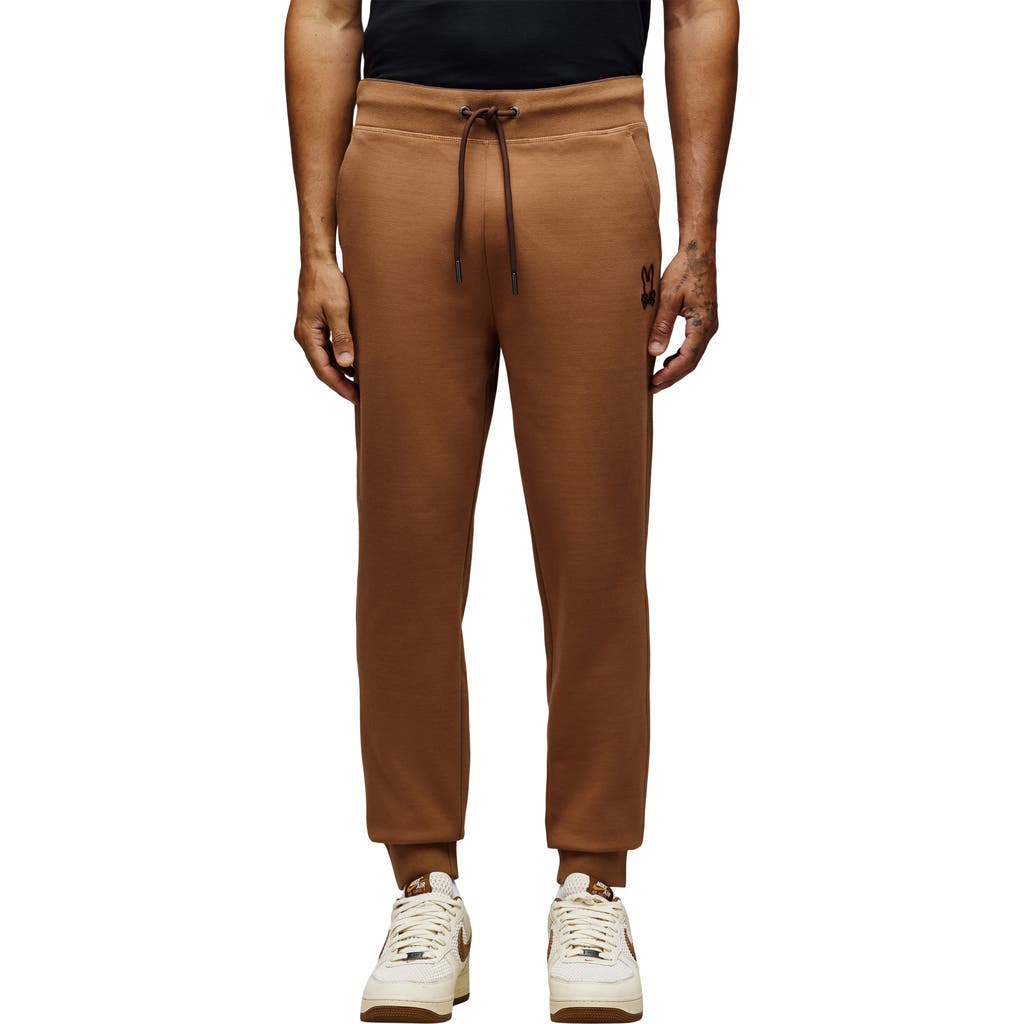 Psycho Bunny James 3.0 Cotton Blend Joggers In Brown