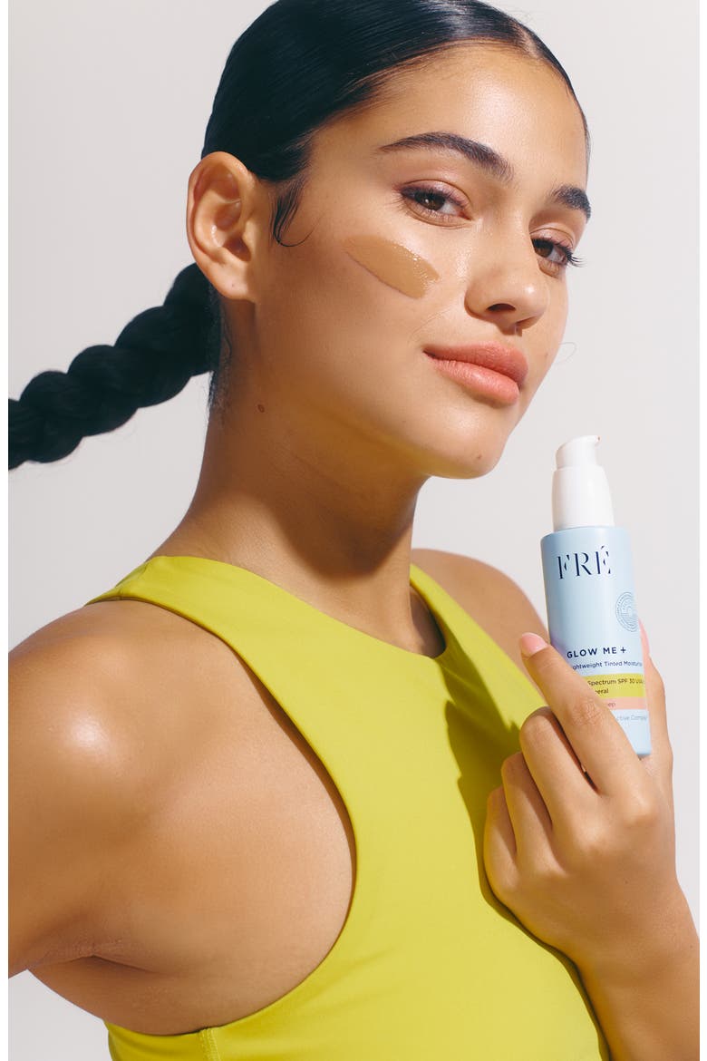 GLOW ME + Tinted Mineral SPF 30 Moisturizer, Alternate, color, Medium - Deep Brown