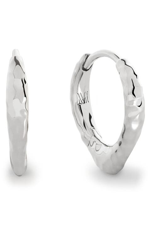 Siren Tapered Huggie Earrings