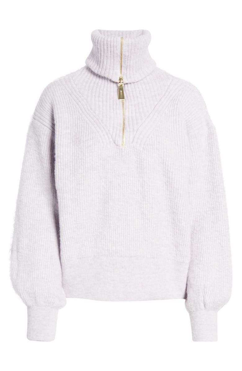 River Island Half Zip Sweater, Alternate, color, 