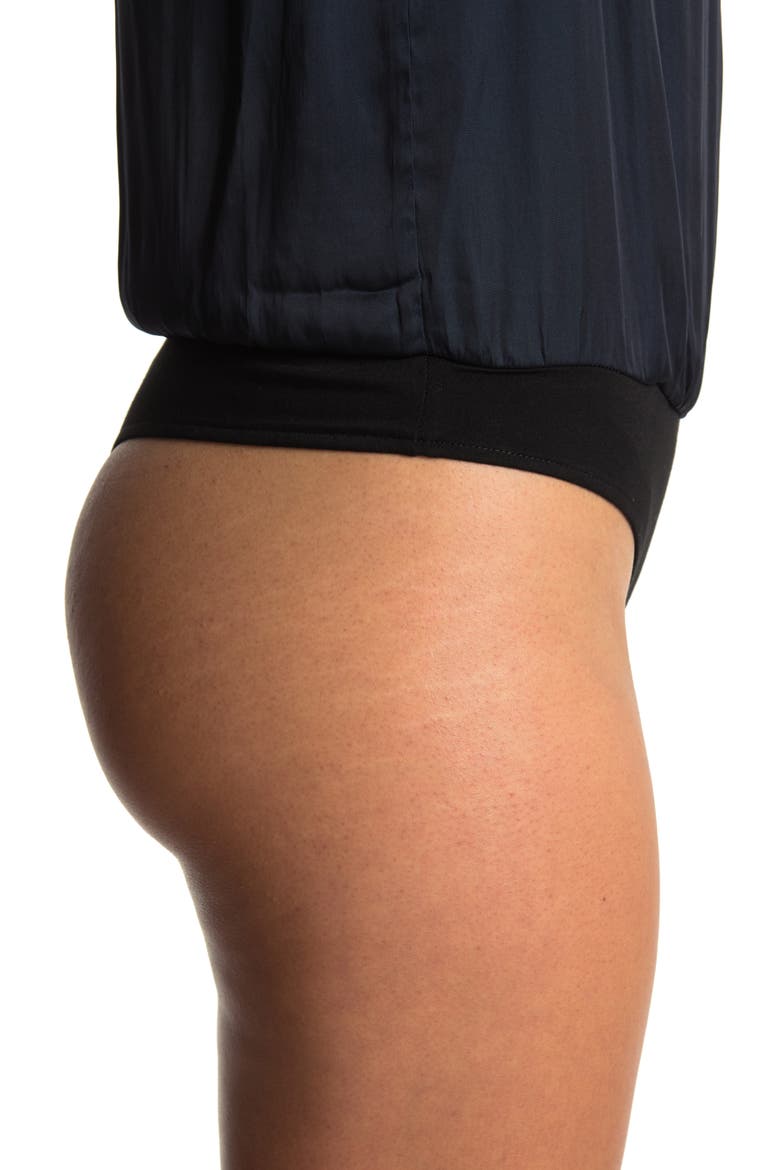 Saffron Long Sleeve Bodysuit, Alternate, color, NAVY