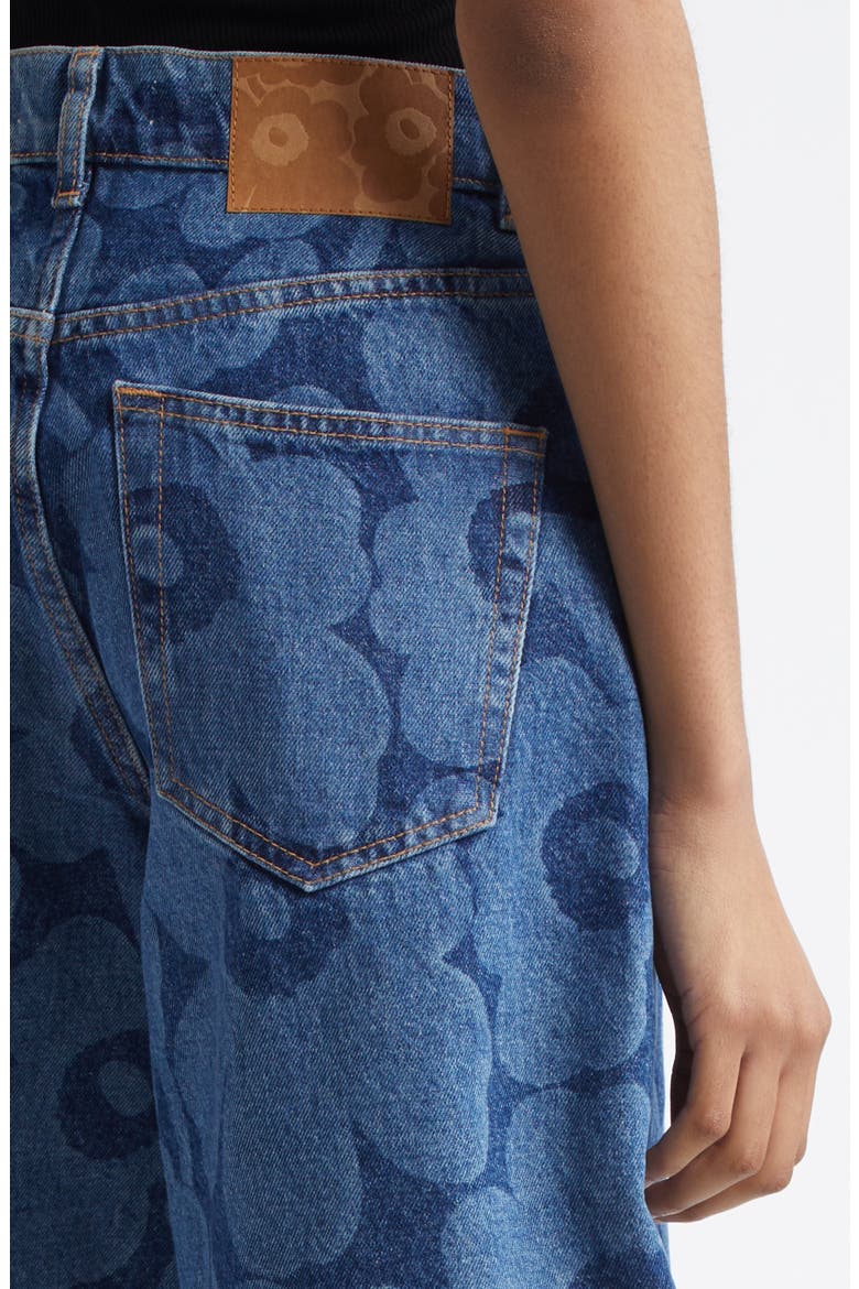 Maridenim Marssi Unikko Denim Shorts, Alternate, color, MID INDIGO