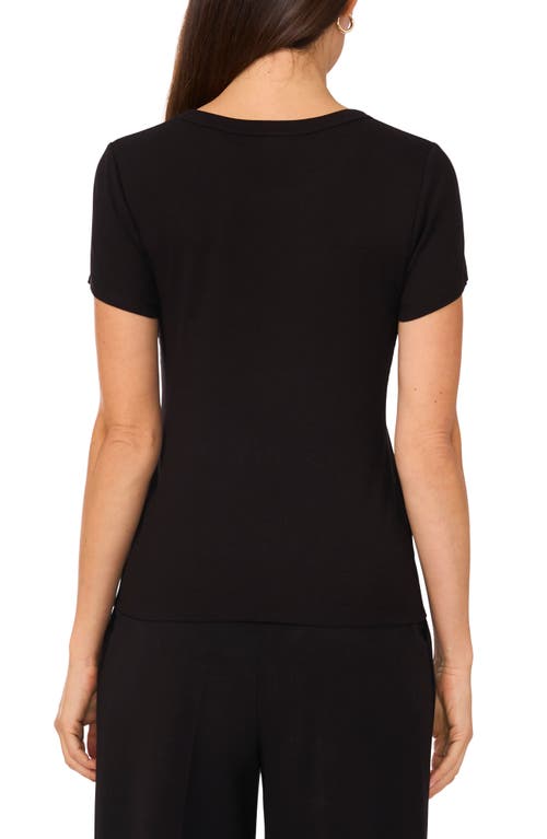 Halogen Essential Compression T-shirt In Rich Black