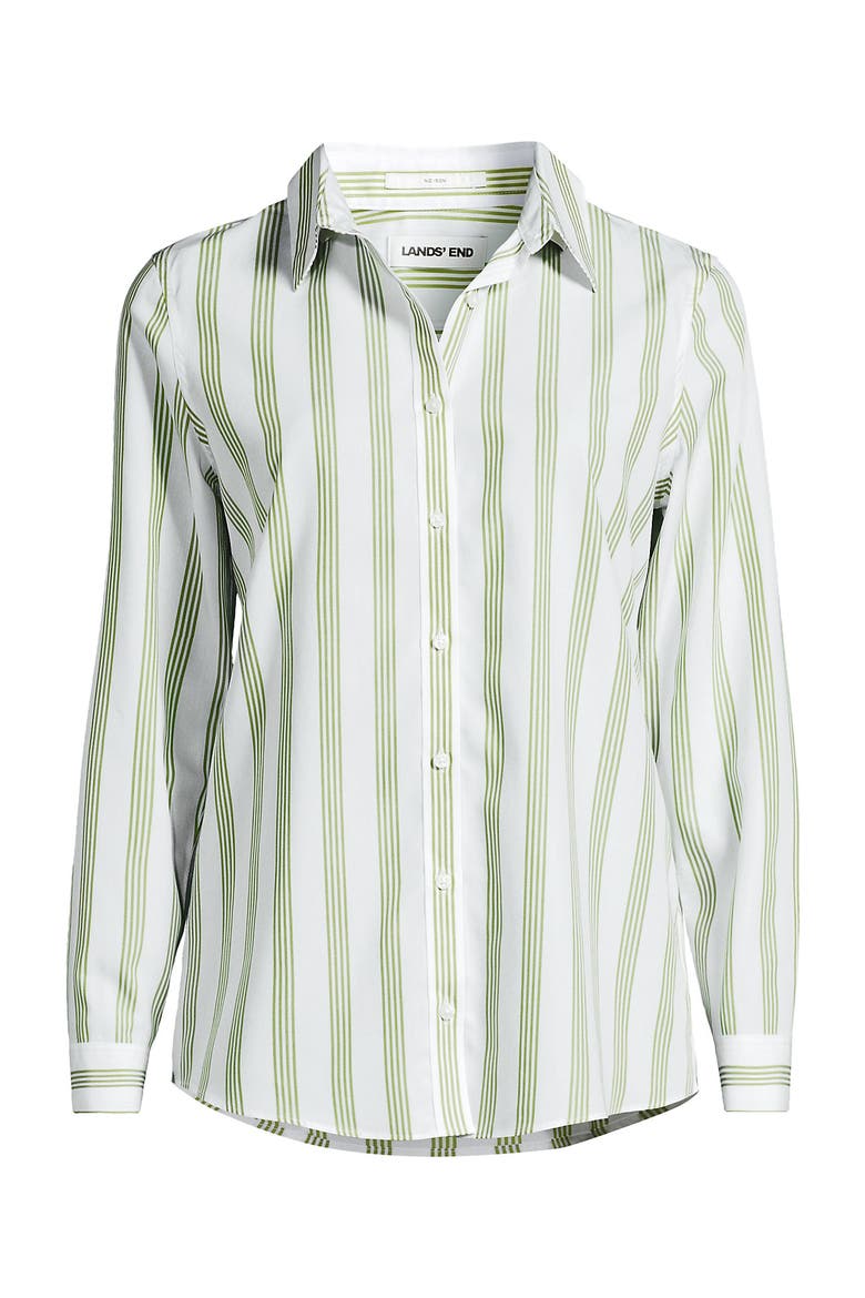 No Iron Supima Cotton Long Sleeve Shirt, Alternate, color, White