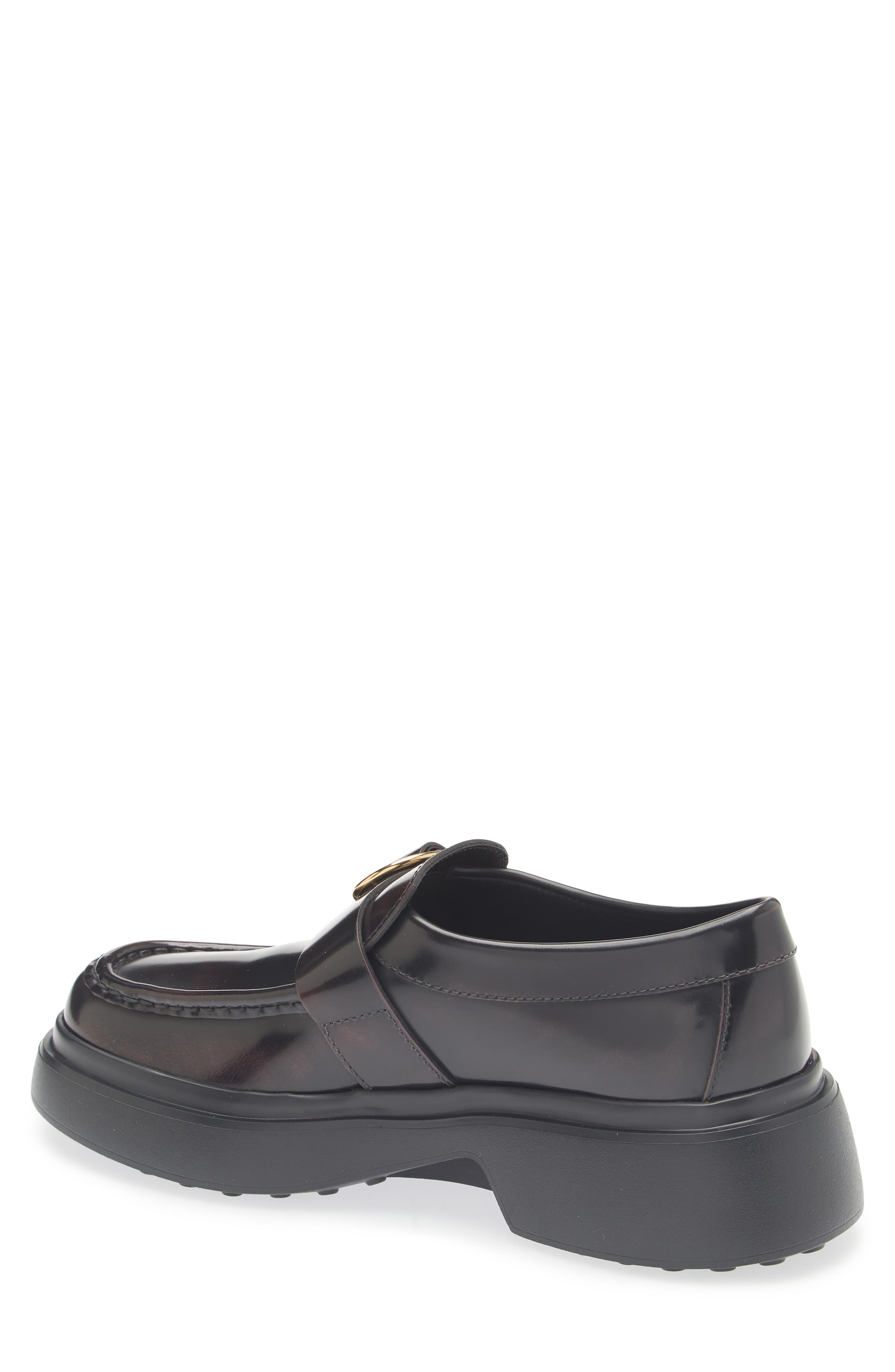 Tod's Ring Platform Loafer, Alternate, color, Kraft Chiaro