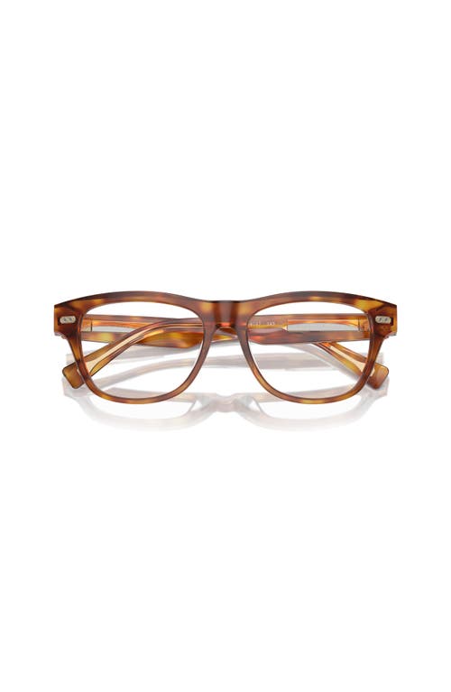 Brunello Cucinelli 54mm Rectangle Optical Glasses In Multi