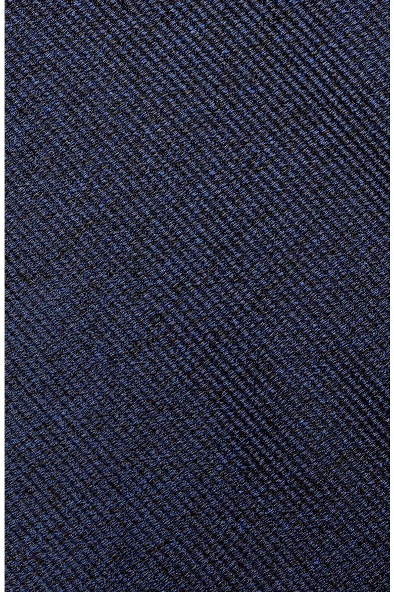 Bowman Solid Silk Blend Tie, Alternate, color, NAVY