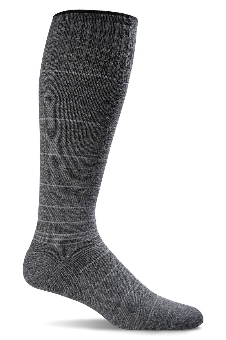 Circulator Compression Socks, Main, color, CHARCOAL