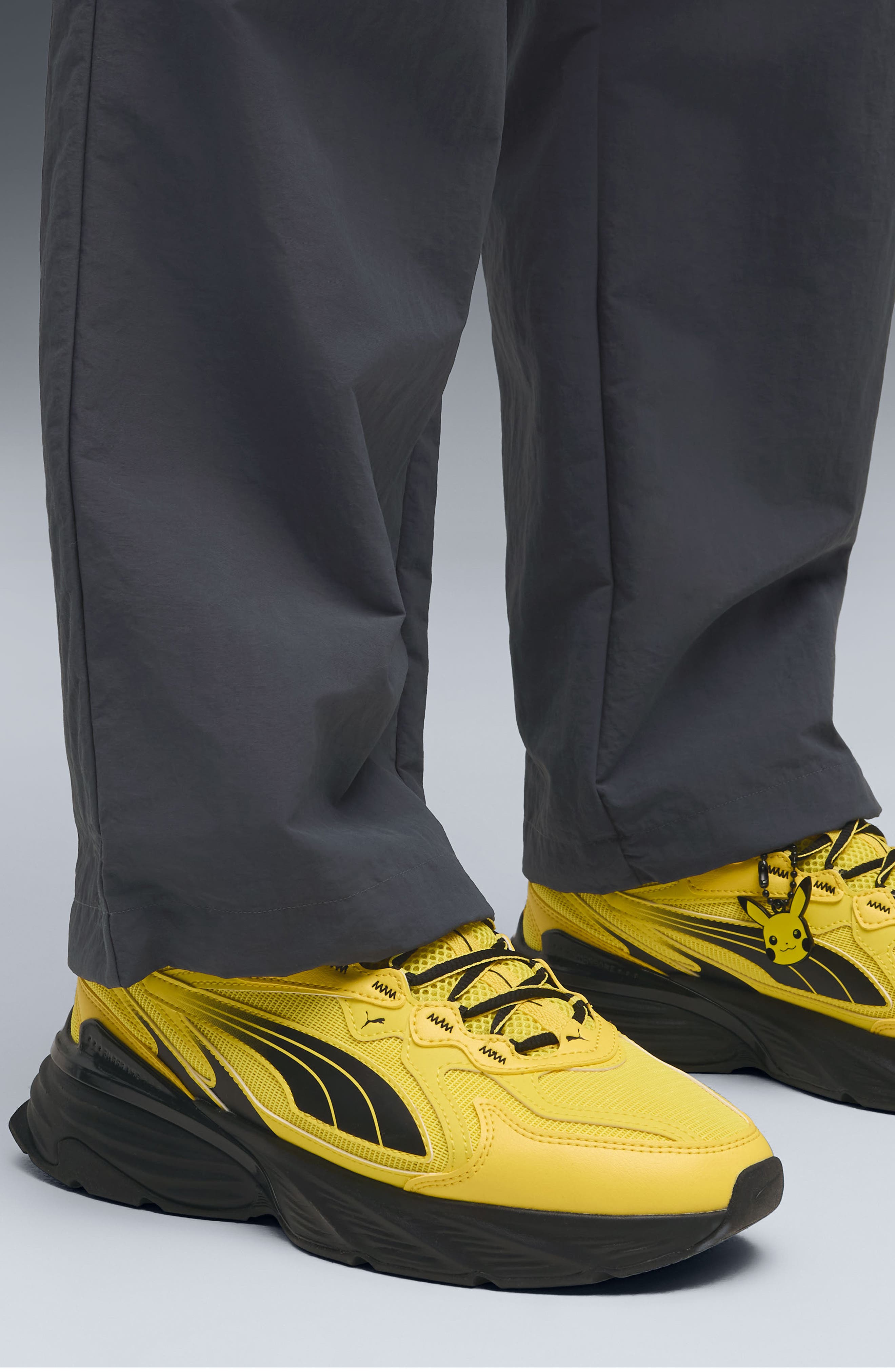 PUMA x POKÉMON Fade NITRO Umbreon Sneaker, Alternate, color, Energizing Yellow/ Puma Black