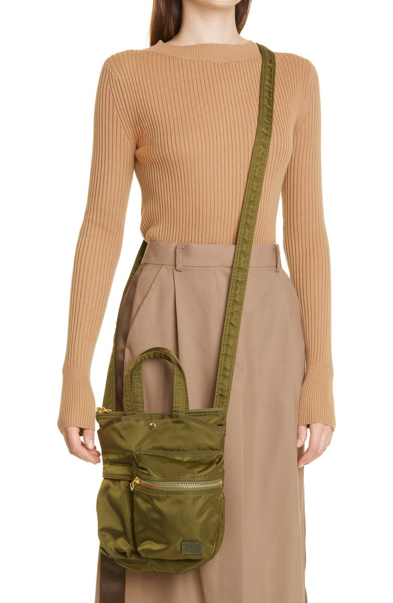 Sacai x Porter Pocket Bag, Alternate, color, Khaki