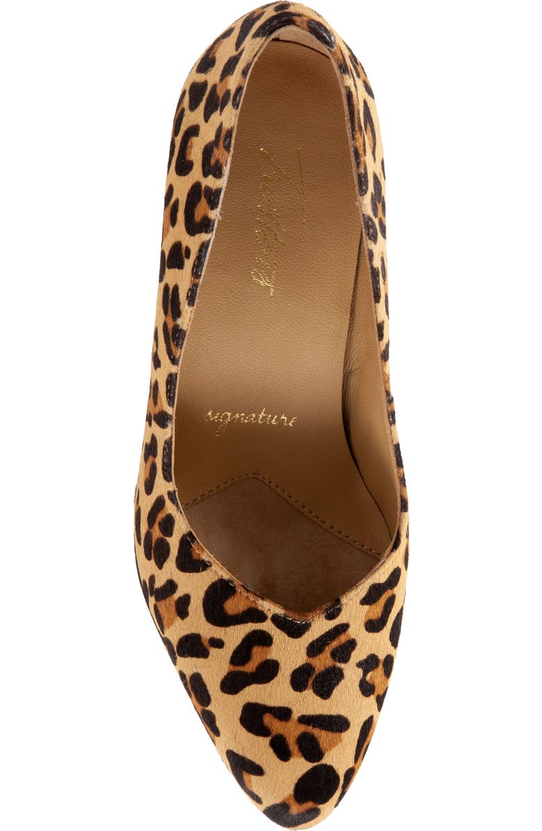 Trotters Angie Pump, Alternate, color, Tan/ Black Leather