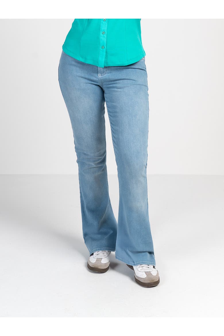 Darla Comfort Bootcut Jeans, Main, color, Light Denim
