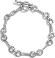 Awe Inspired Horsebit Toggle Bracelet