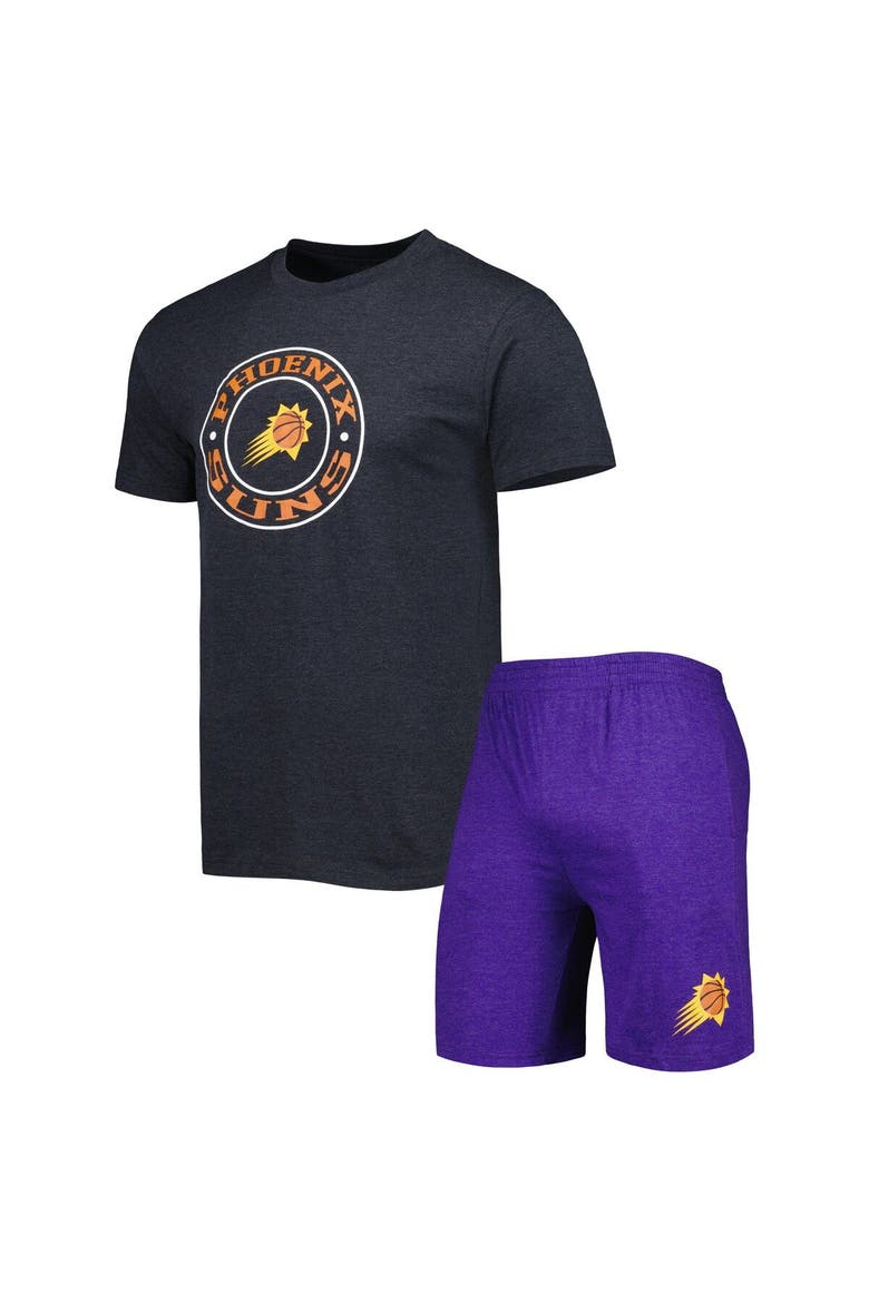 Men's Concepts Sport Purple/Black Phoenix Suns T-Shirt & Shorts Sleep Set, Main, color, Purple