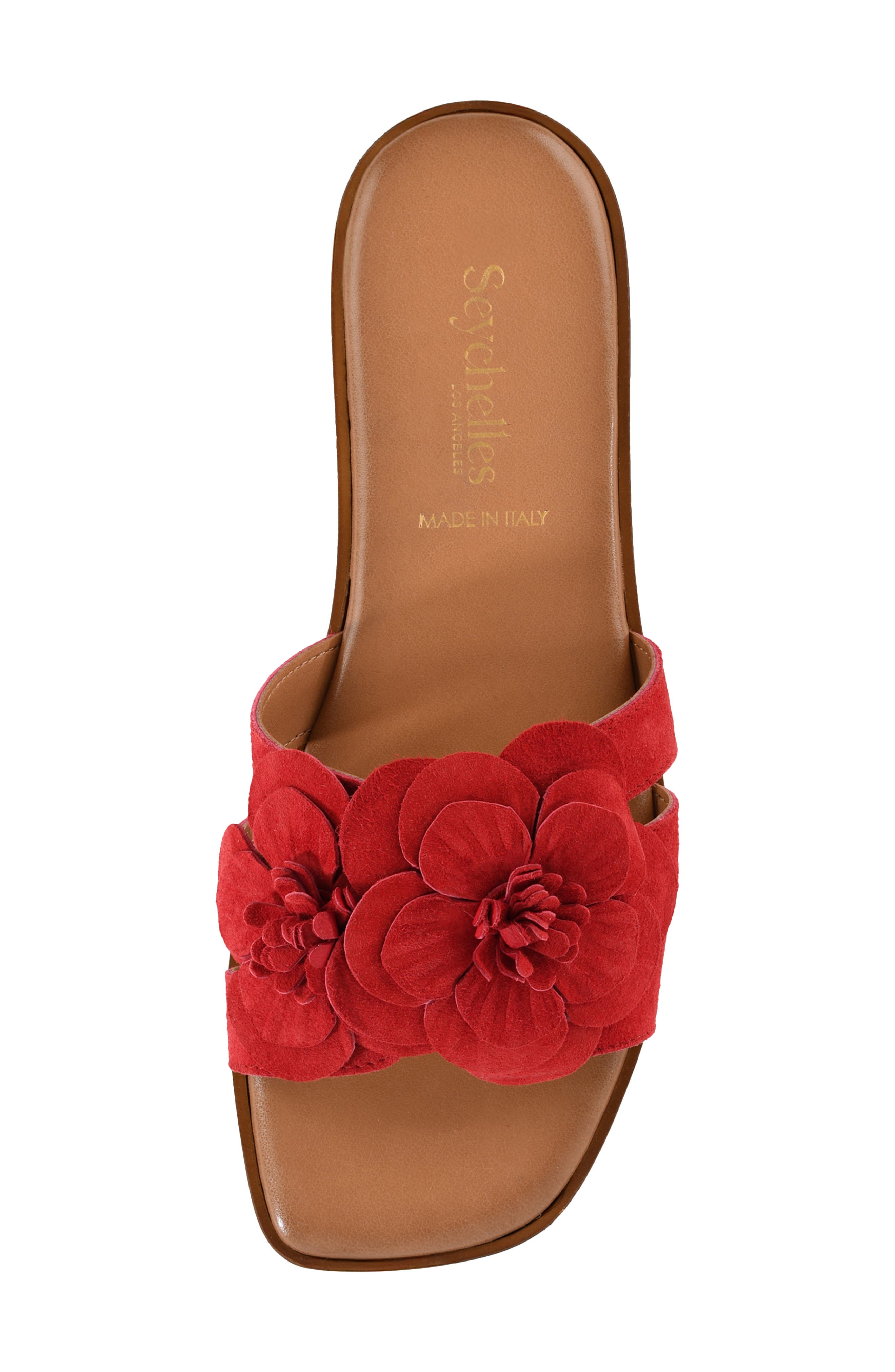 Seychelles Morning Dew Slide Sandal, Alternate, color, Red