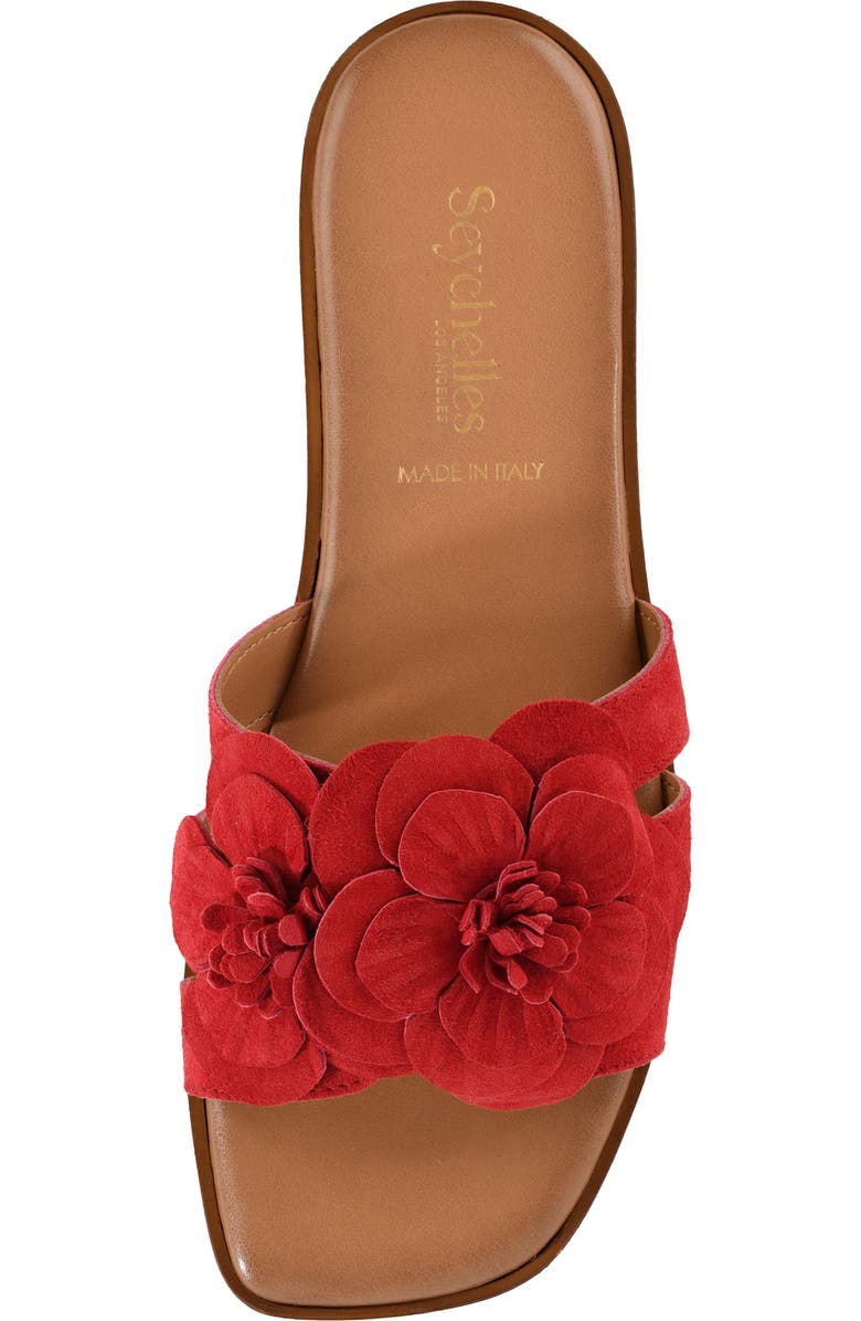 Seychelles Morning Dew Slide Sandal, Alternate, color, Red