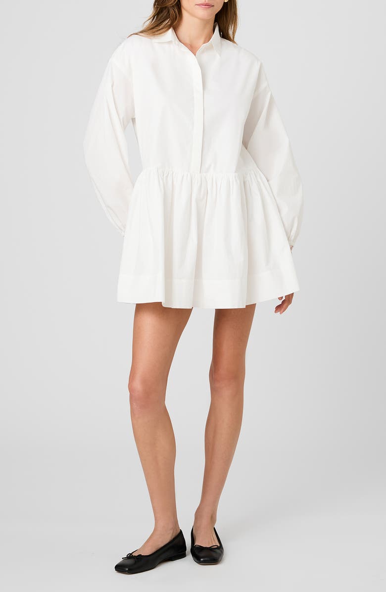 French Connection Cambria Long Sleeve Flare Shirtdress, Main, color,