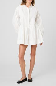 French Connection Cambria Long Sleeve Flare Shirtdress