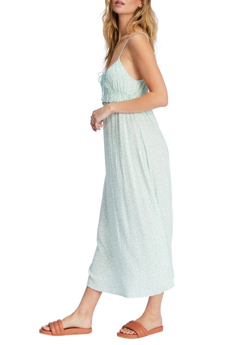 Billabong Rebel Heart Floral Midi Dress, Alternate, color, 