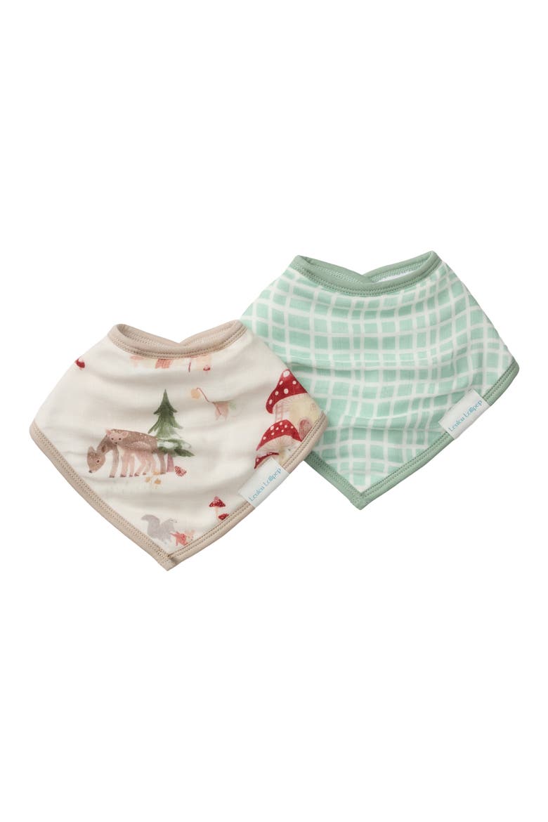 2-Pack Bandana Bibs, Main, color, FOREST FAMILIES