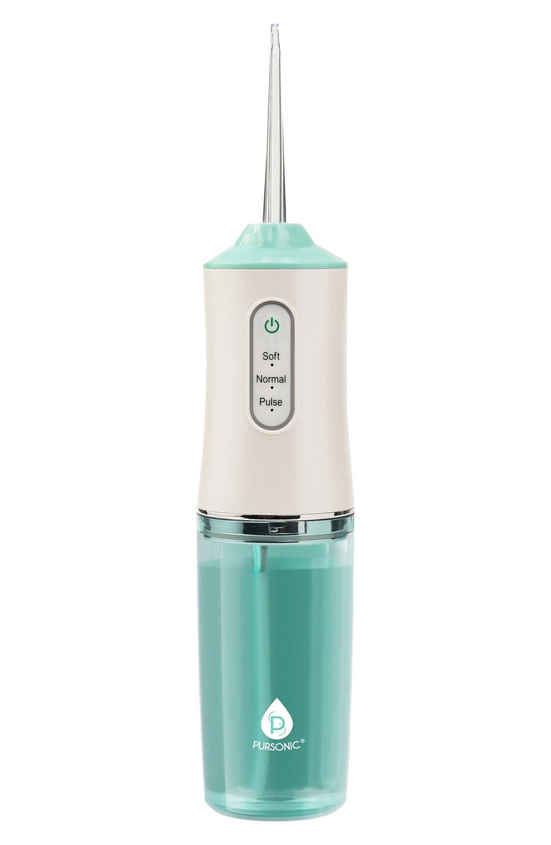PURSONIC Rechargeable Oral Irrigator, Main, color, White