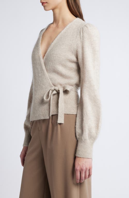 & OTHER STORIES & OTHER STORIES MERINO WOOL & MOHAIR BLEND WRAP CARDIGAN 