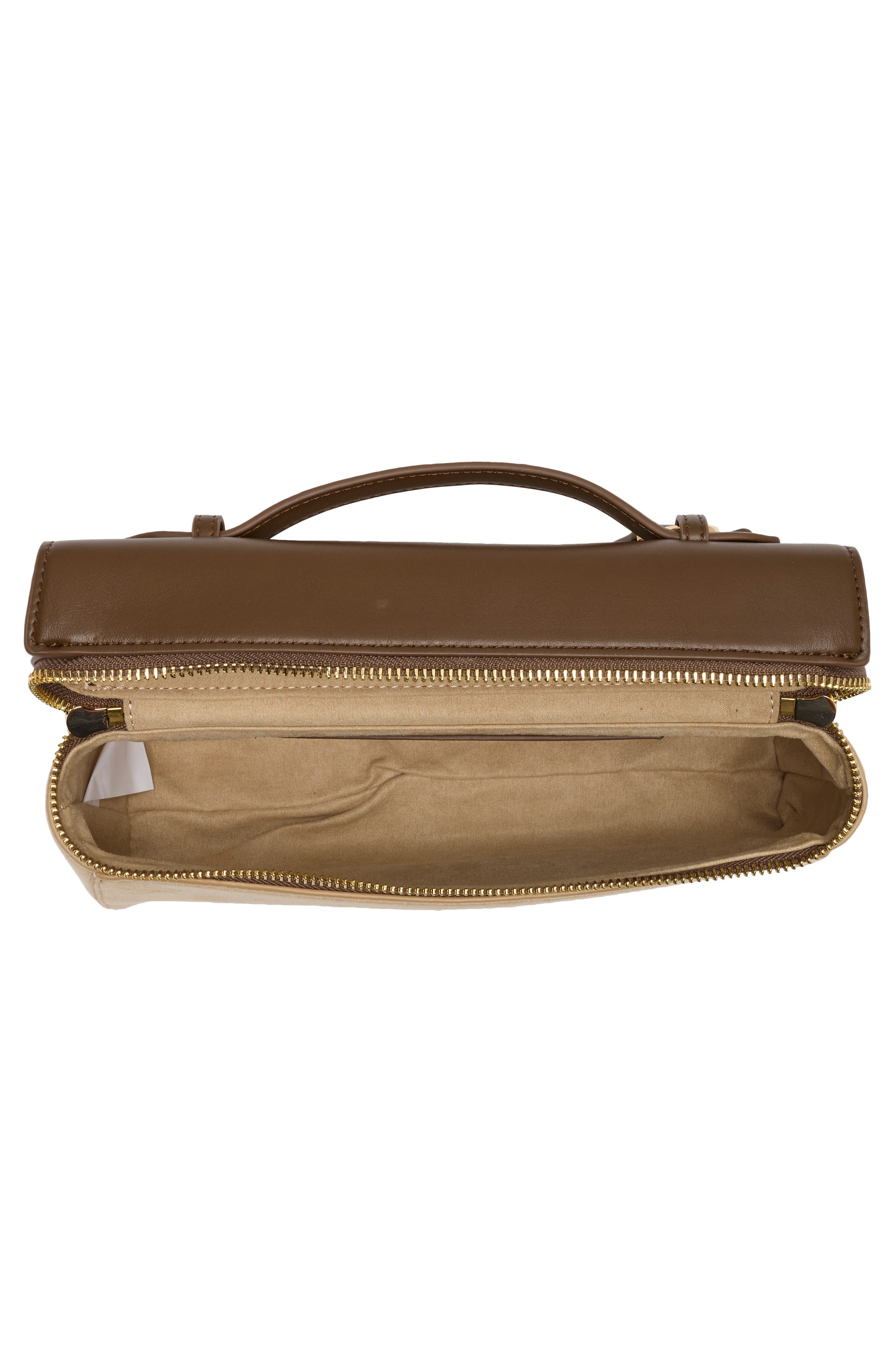 Large Thea Top-Handle Bag, Alternate, color, BROWN / TAUPE