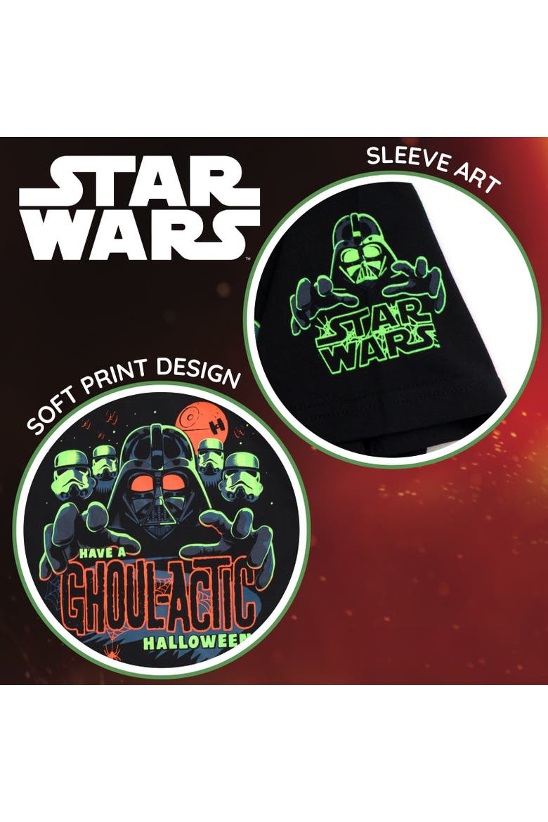 Halloween T-Shirt, Alternate, color, Vader Black