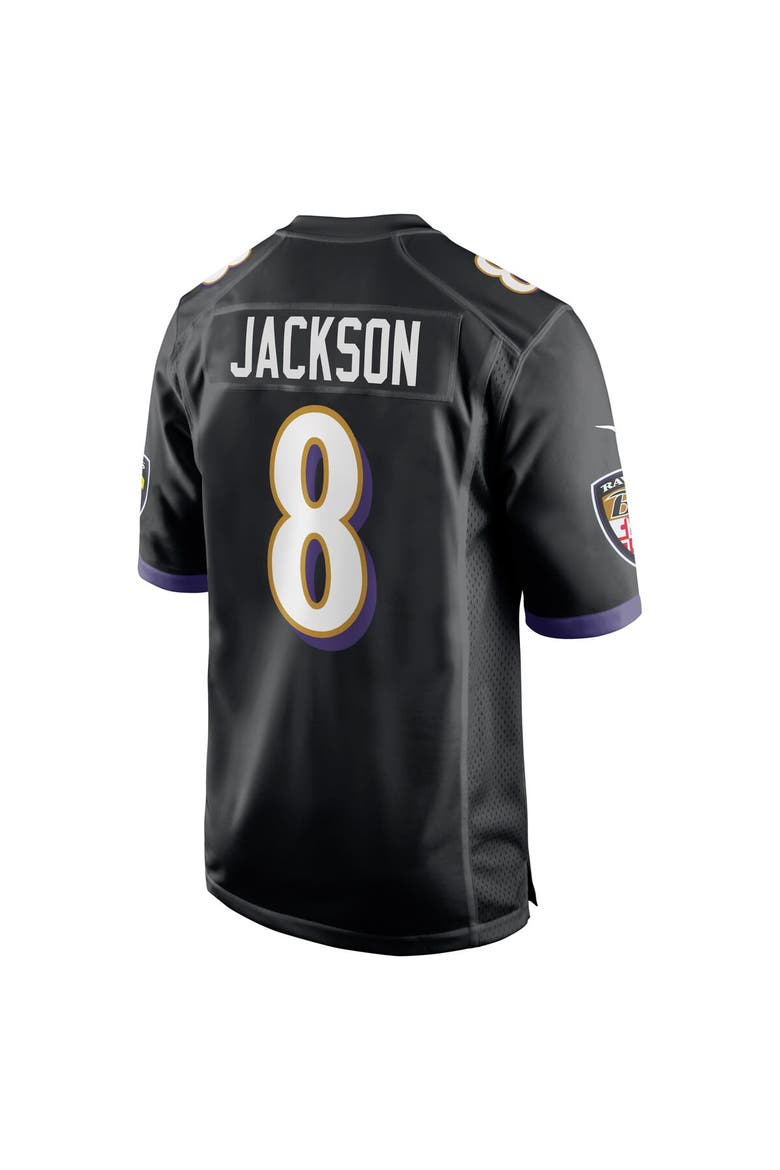 Men's Nike Lamar Jackson  Black Baltimore Ravens Alternate Game Jersey, Alternate, color, Black
