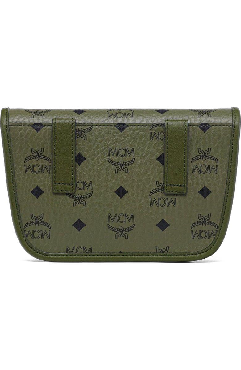 MCM Aren Messenger Bag in Visetos, Alternate, color,