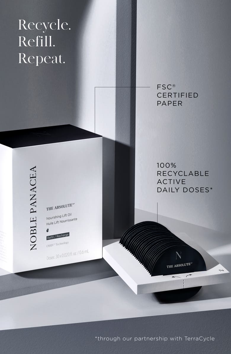 Noble Panacea The Absolute Nourishing Lift Oil, Alternate, color, White 30 Doses Refill
