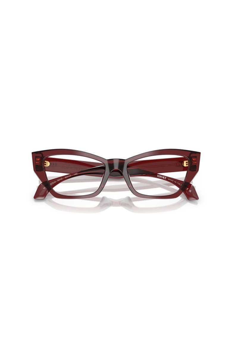 54mm Cat Eye optical glasses, Alternate, color, Red
