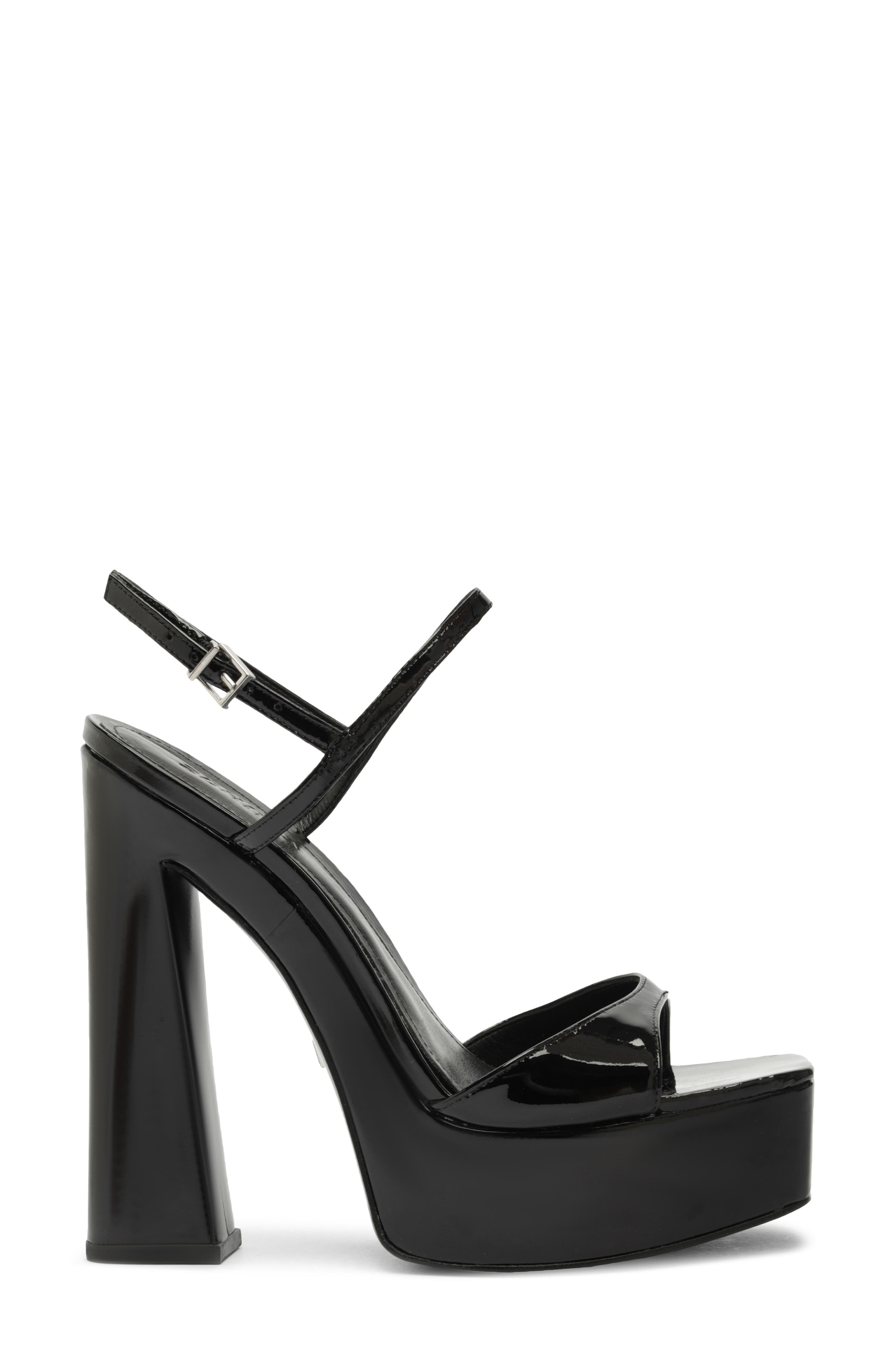 Schutz Arlene Platform Sandal, Alternate, color, Black